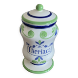 Pot apothicaire Gien Theriaca
