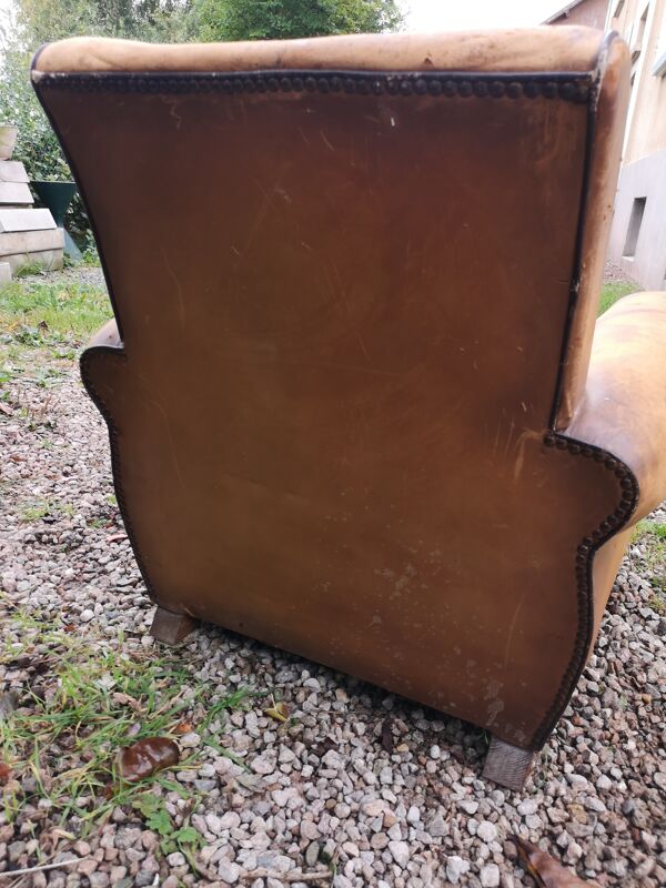 fauteuil club cuir 1920