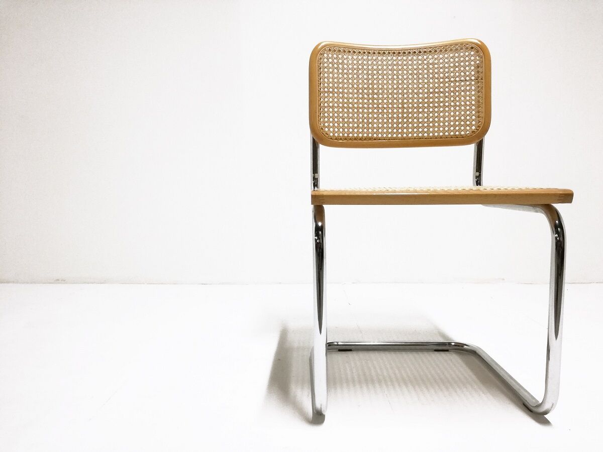 Suite de 4 chaises Cesca B32 Ed. Italienne c.1970