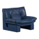 Nicoletti Salotti post-modern leather armchair, Italy 1980s