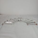 Vintage crystal knife rest