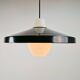 Opaline Glass Pendant Lamp attributed to Louis Kalff for Philips, 1960s