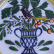 Old decorative bird plate