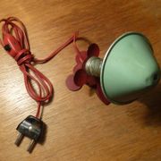 Metal "mushroom" spot clip lamp, 1950s