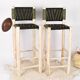 2 tabouret vert marocain fait main