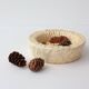 1970s Beige Textured Ceramic Ashtray from Aleluia