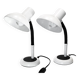 Pair of identical desk or bedside lamps 1970