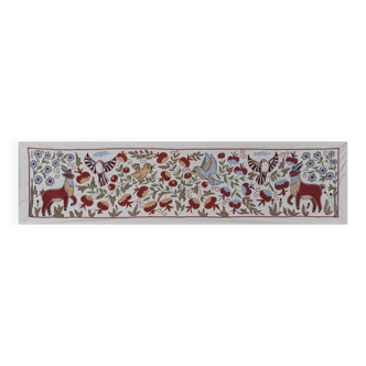 Tapis noué à la main, tapis turc vintage 51x187 cm