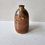 Ceramic handle soliflore vase with an unidentified signature