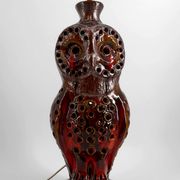 Important "Owl" lamp in ceramic – Walter Gerhards