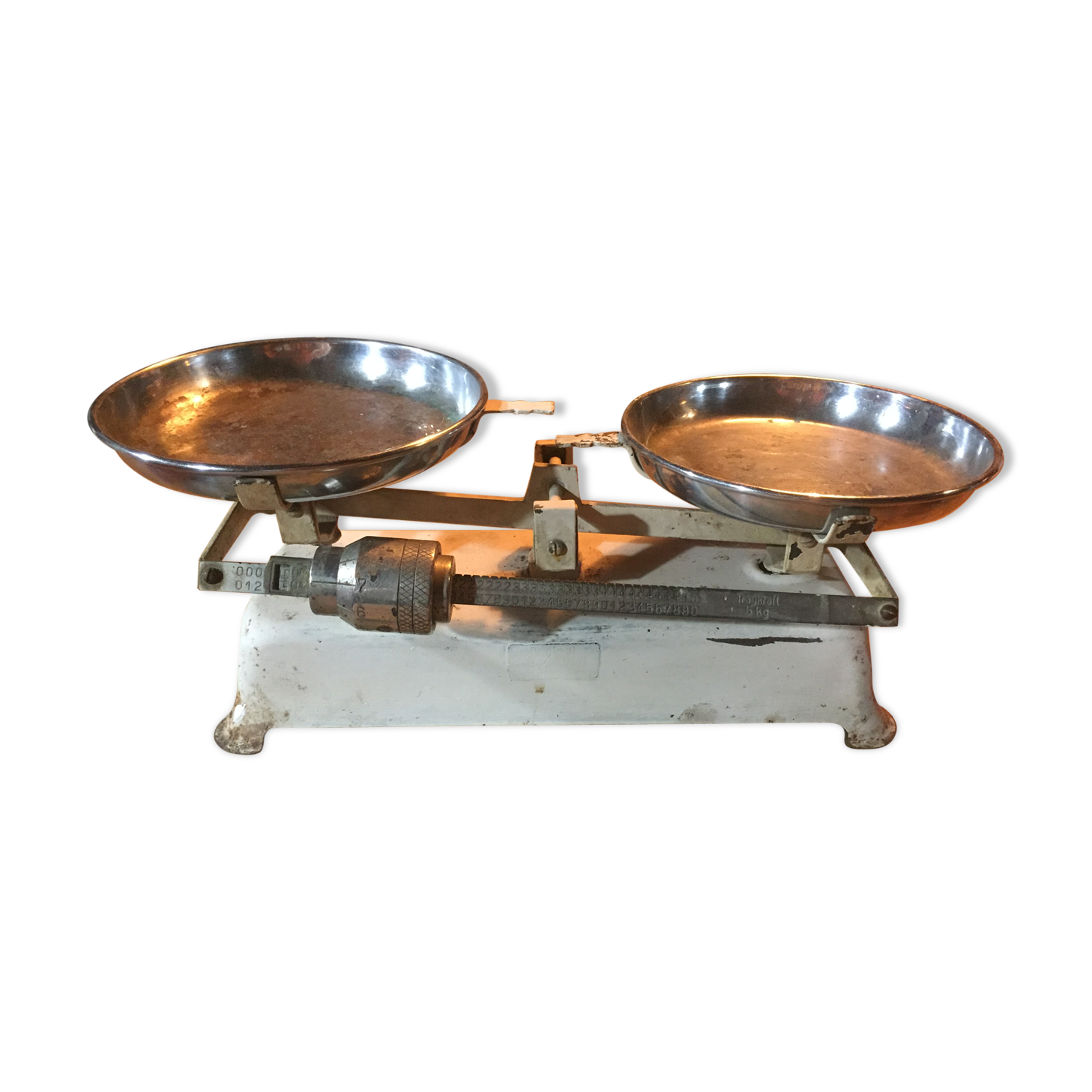 Balance old rusty metal