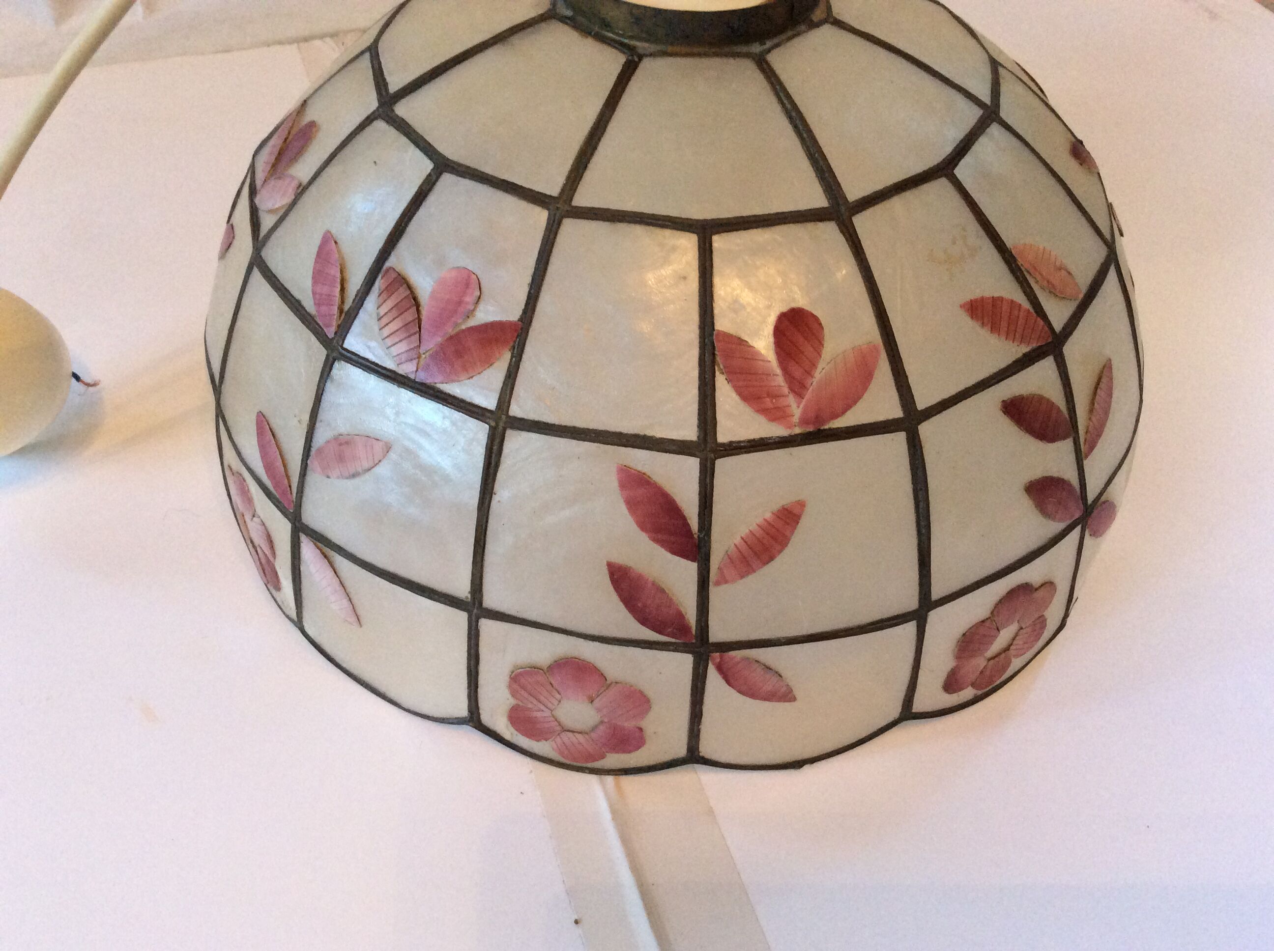 Suspension en nacre vintage