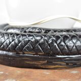 Vintage cobra lamp in black resin