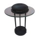 Lampe métal et verre de Robert Sonneman
