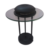 Lampe métal et verre de Robert Sonneman