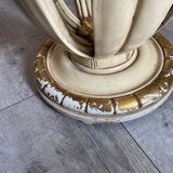 Table basse Hollywood regency bois et verre
