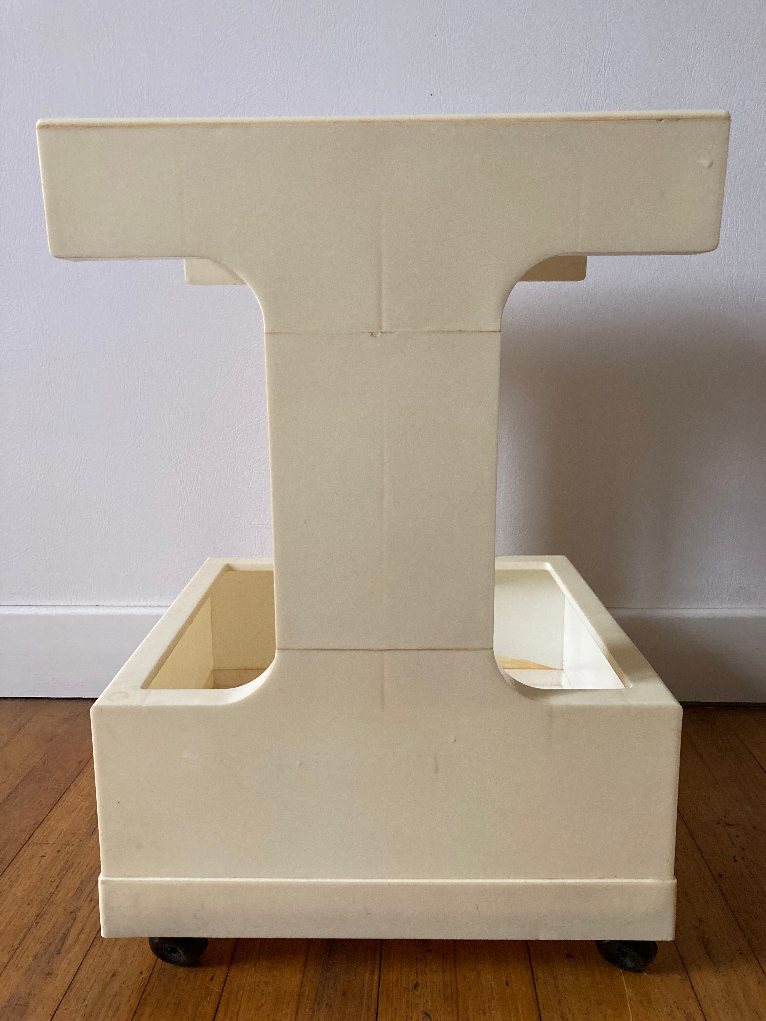 Vintage rolling table