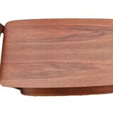 Opal kleinmobel 1960 teak rolling magazine rack