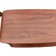 Rolling magazine rack in opal teak by Kleinmobel, 1960