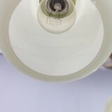 1930s Art Deco Brass Chandelier, Czechoslovakia