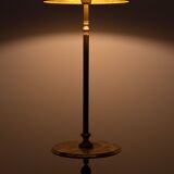 Deknudt Onyx Floor lamp with side Table 1970s Belgium