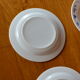 Lot of 6 plates dessert opaline vintage