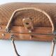 Vintage rattan valisette