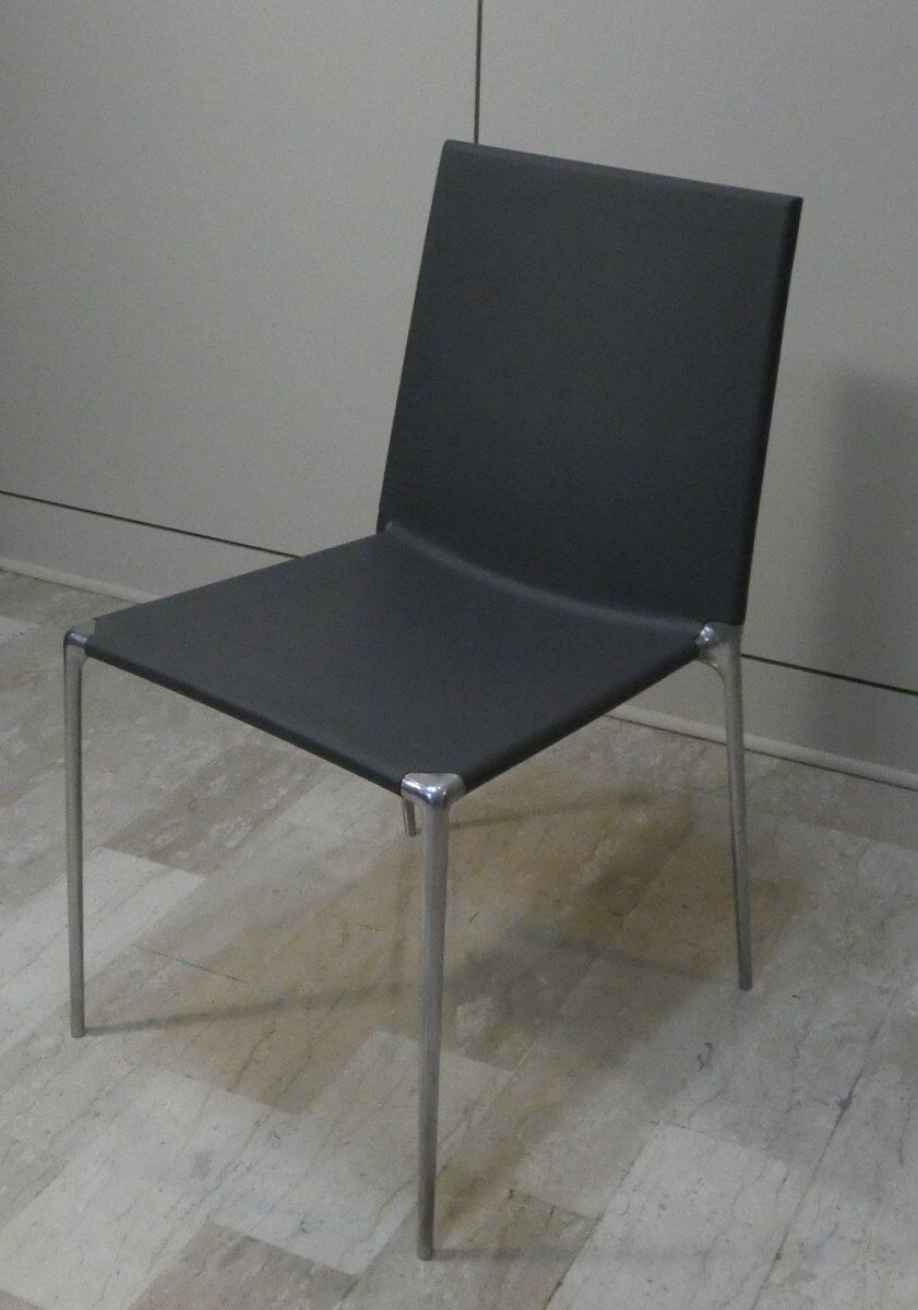 Aluminium and polyurethane chairs by Roberto Barbieri for B&B Italia, early 21st century, set of 4.