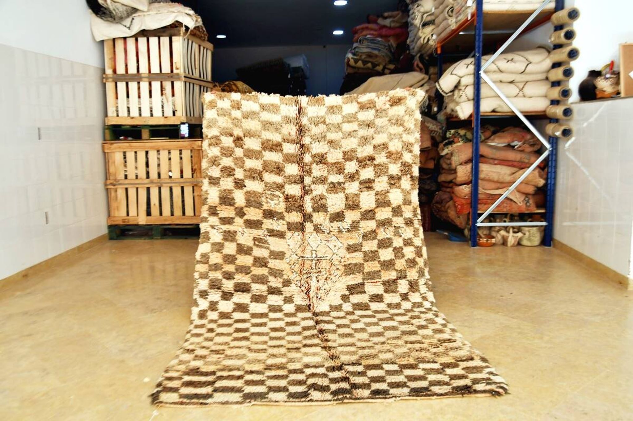 Vintage Zemmour Berber rug