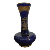 Blue of Tours earthenware vase
