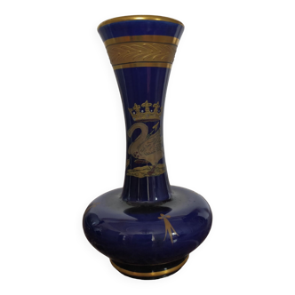 Blue Tours earthenware vase