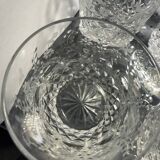 6 verres à Whisky en cristal