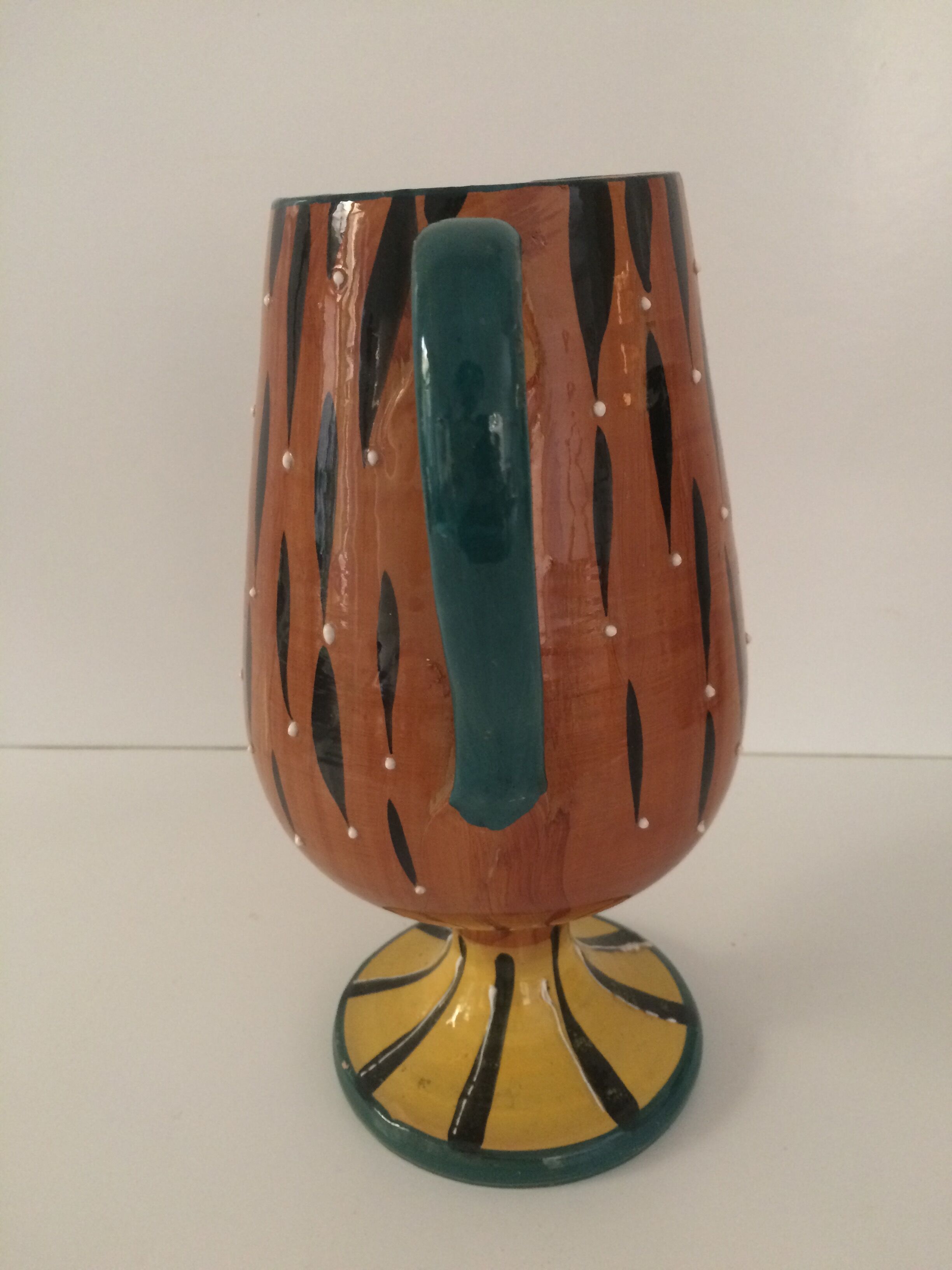 Vintage ceramic pitcher