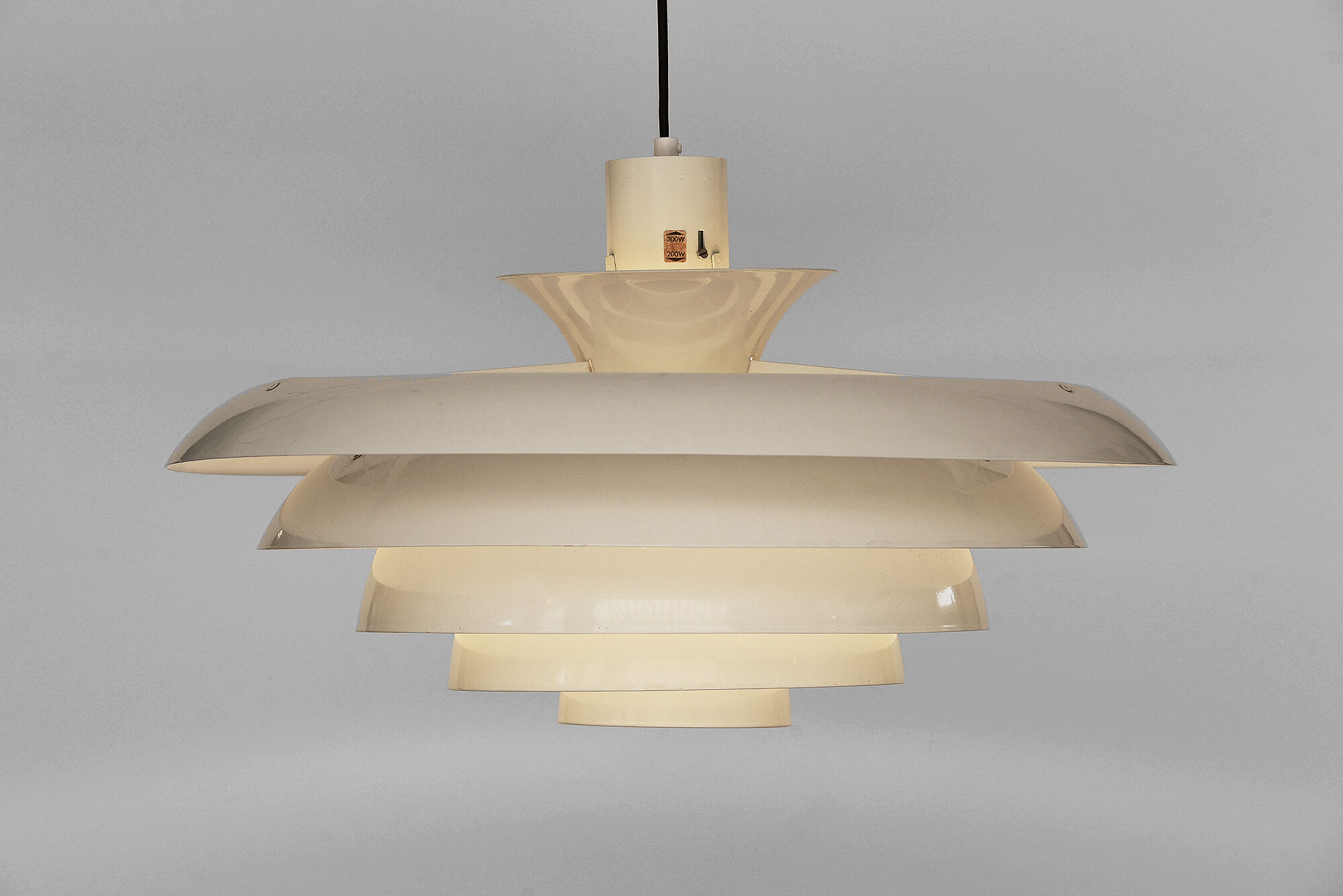 Space age XL pendant light by Fagerhults belysning. Sweden 1970s
