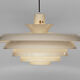 Space age XL pendant light by Fagerhults belysning. Sweden 1970s