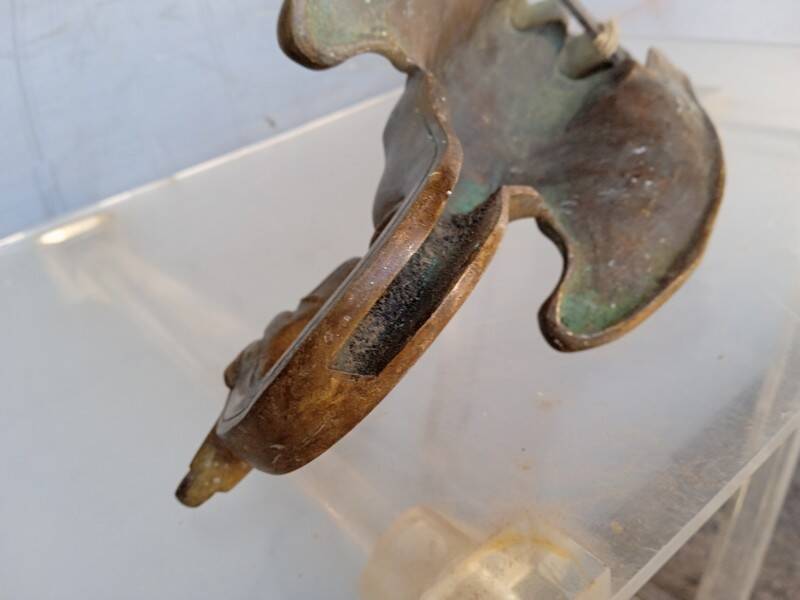 Bronze wall lamp Heron ep art deco 1930/40