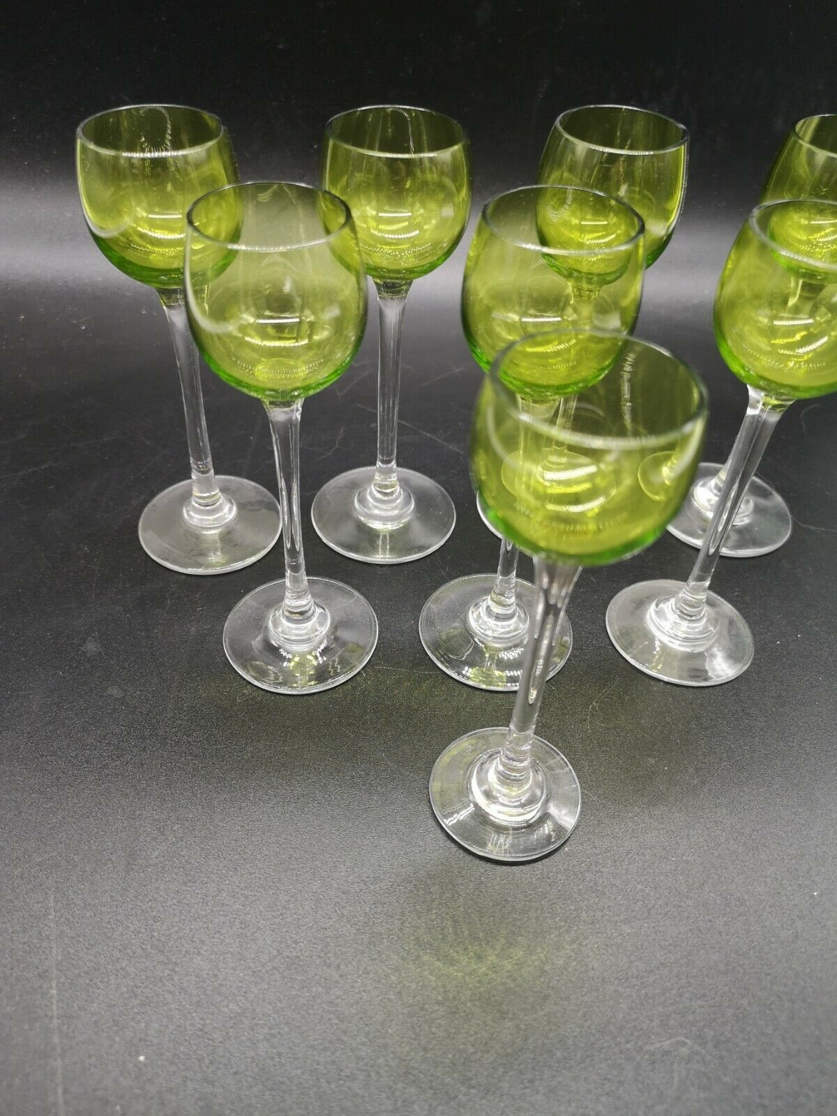 Service de 8 verres liqueur en cristal