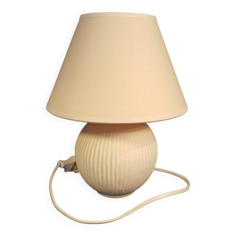 White bedside lamp