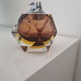 Murano Sommerso ashtray + table lighter set