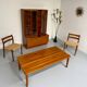 Scandinavian design teak coffee table kofod larsen Møbelfabrik
