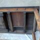 Old farmhouse table late 19th century in solid oak