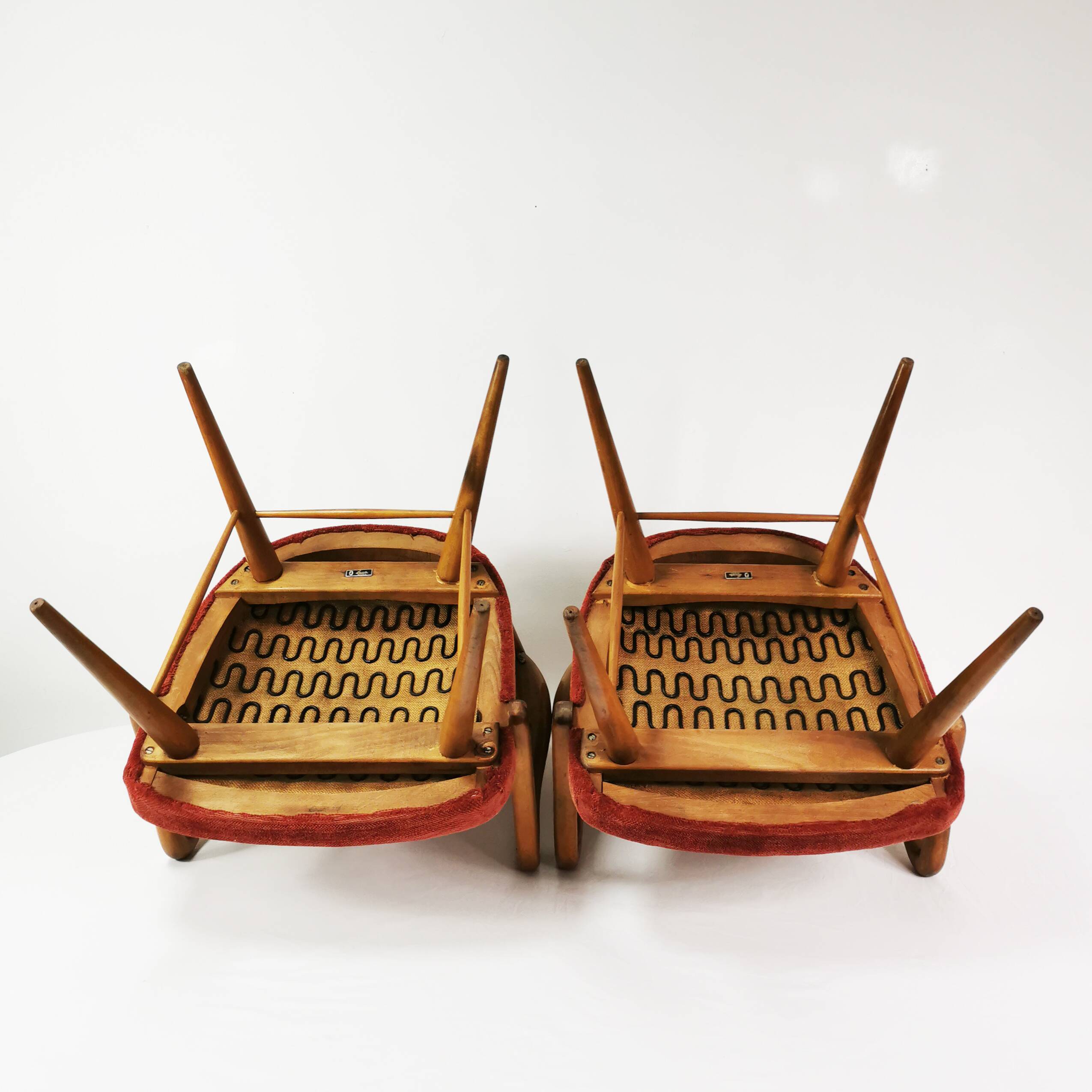 Mid Century Chairs, Casala, Germany 1950s