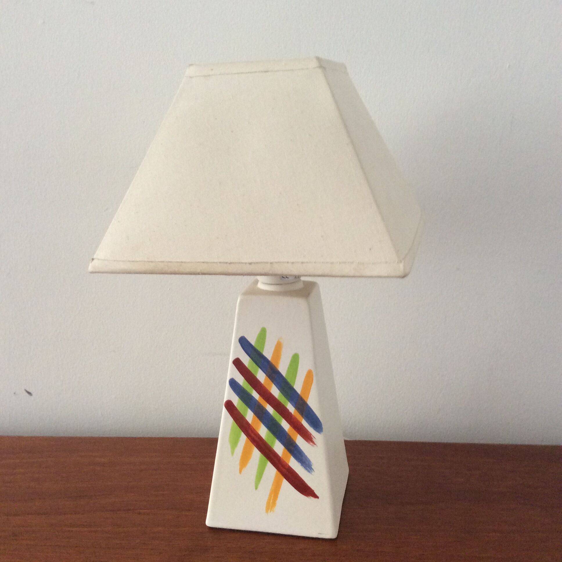 Vintage lamp 70-80 ceramic