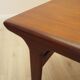 Table en teck, design danois, années 1970, designer : Johannes Andersen