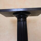 Black fluted wooden column
