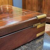 Coffret marine en acajou du 19ème