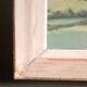 Huile sur bois post-impressionniste encadrée