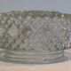 Ceiling lamp window in chiseled glass diamond tip of the 60s-70s