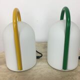 Pair of lamps "Tender" by R. Lanciani for Tronconi