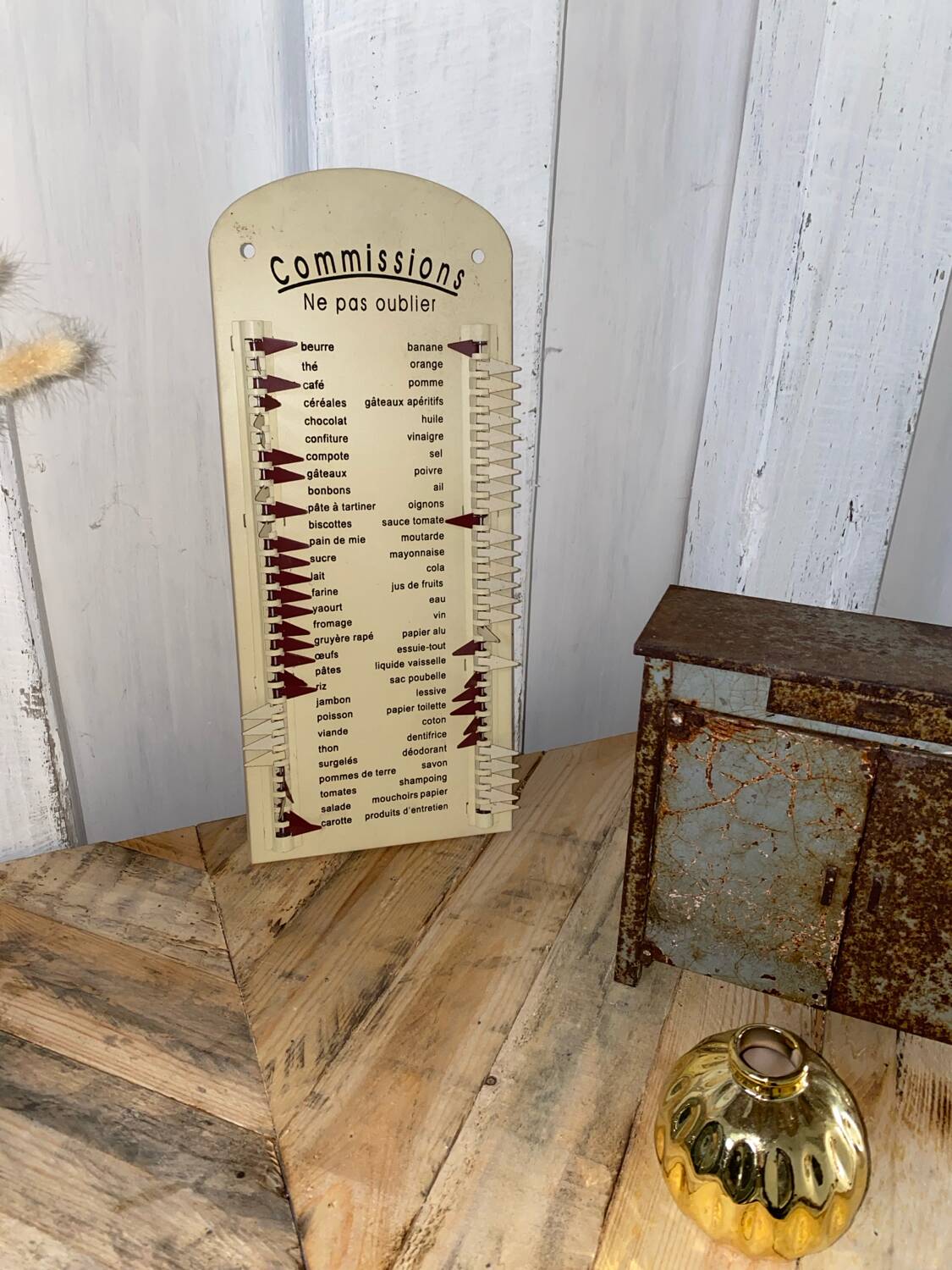 Advertising sheet metal plate memo race list